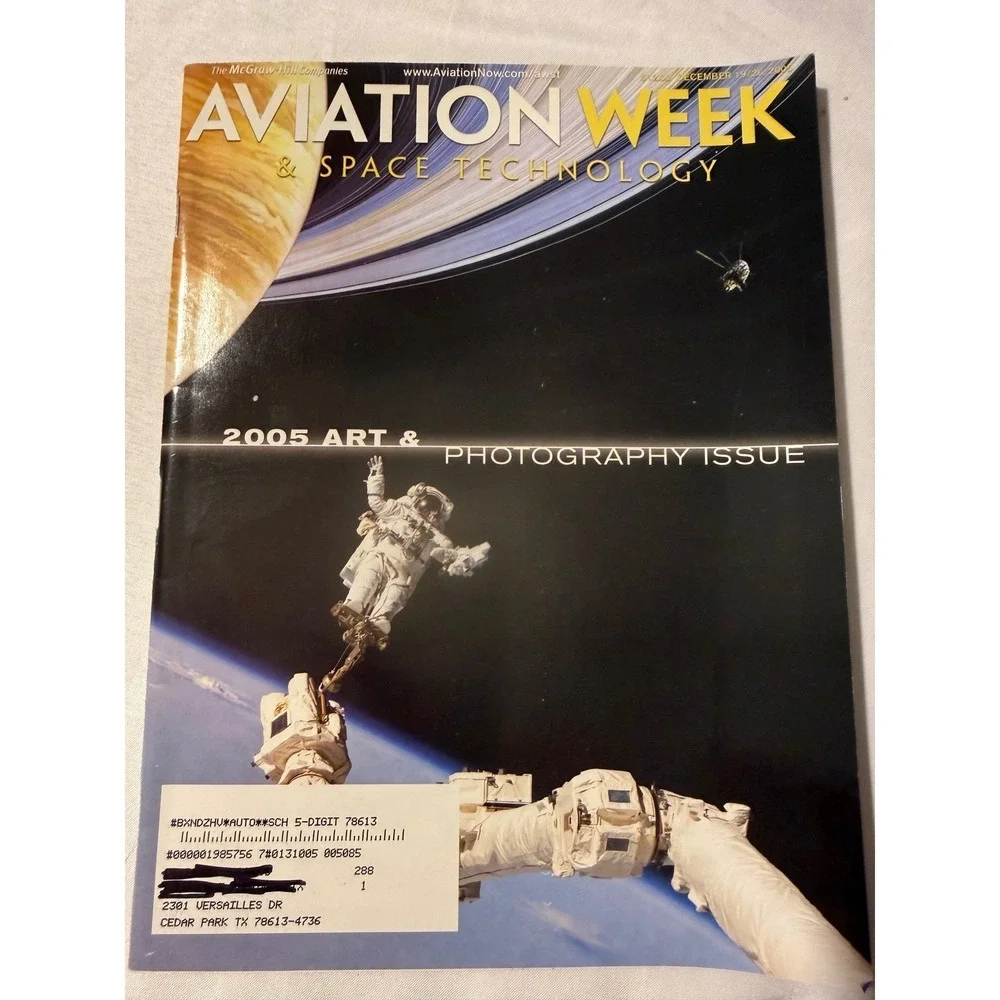Lot 5 Vintage Aviation Space Magazines Starland Final Frontier Aviation Week
